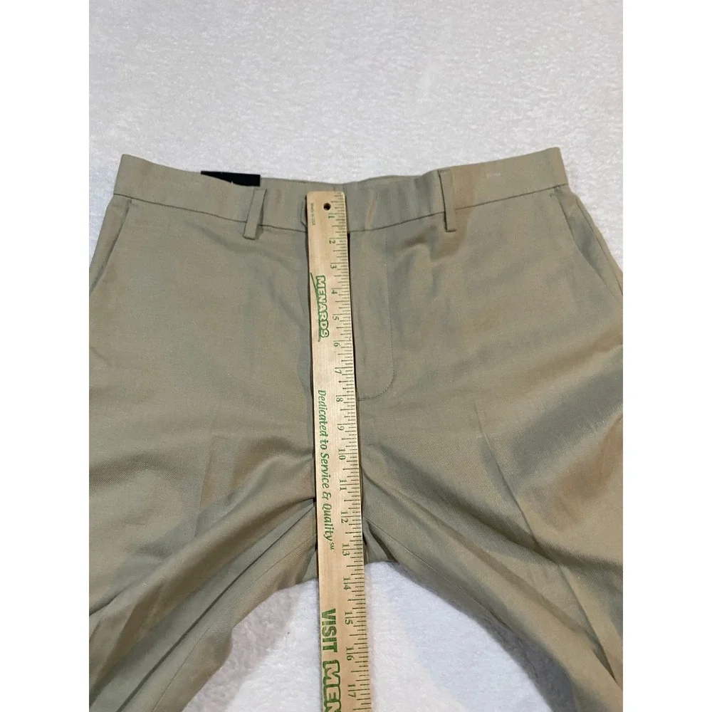 Banana Republic Tailored Fit Chinos Mens 33x30 Tan Linen Blend 616307-01-1 NWT